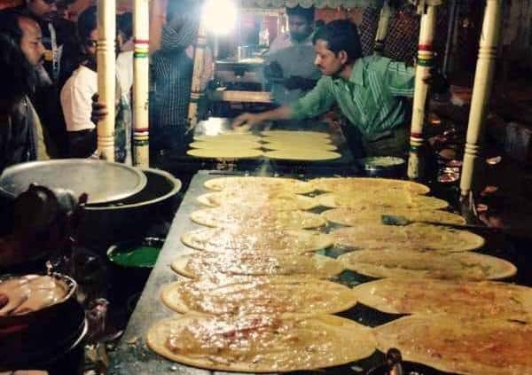 One of the famous street foods in Hyderabad is Ram ki Bandi