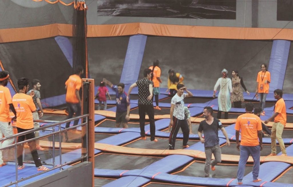 Places to visit in Hyderabad with kids The Sky Zone